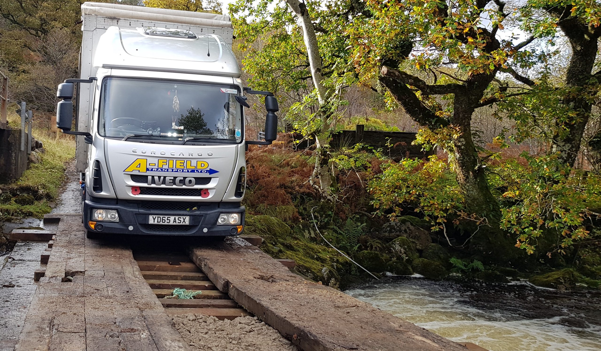 wagon bridge crossing